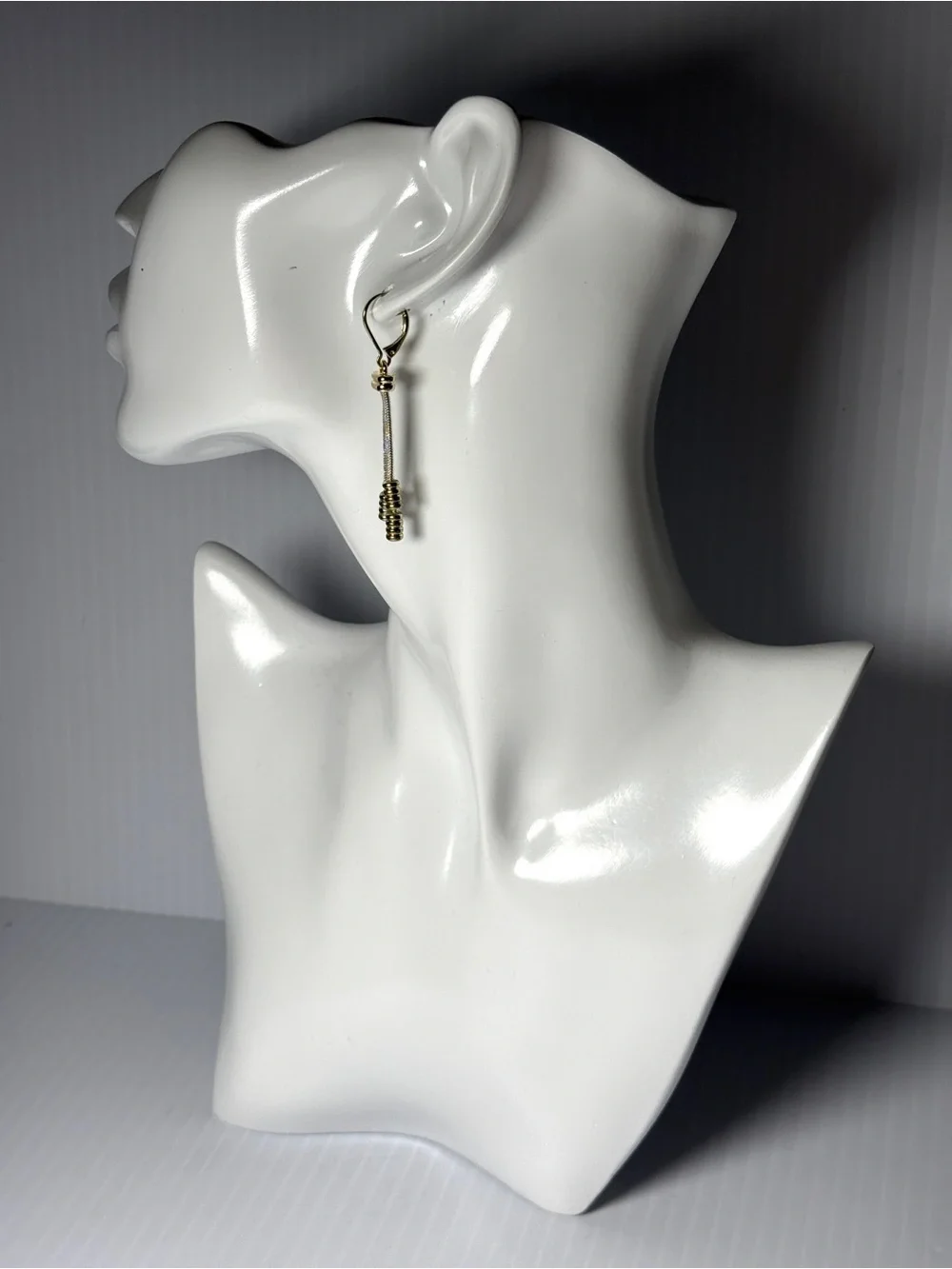 Gold and Silver Tassel Drop Earrings - Women Jewelry